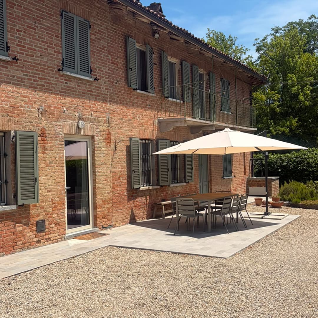 Terras aan de woning